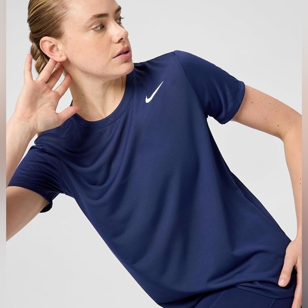 Nike Womens Dri-fit Women's T-Shirt midnight navy